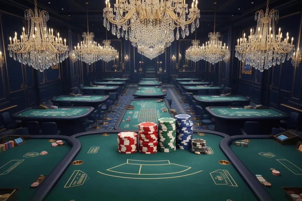 Ảnh minh hoạ sảnh casino cho mục tổng quan casino 789BET